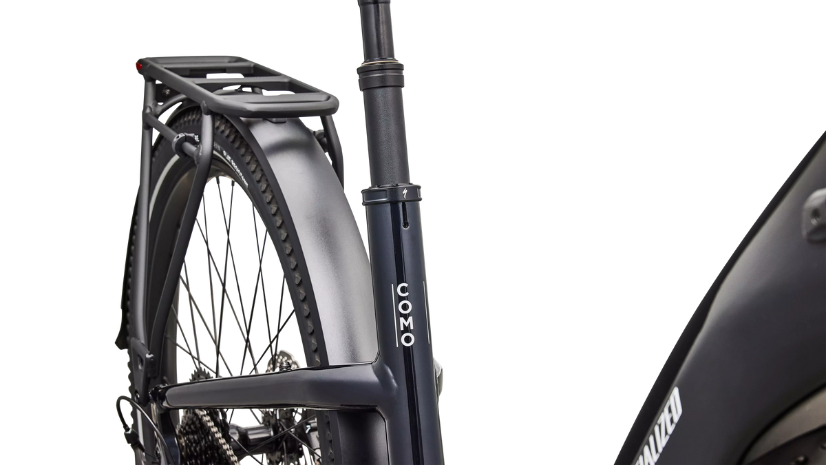 Turbo Como 4.0 – Metallic Dark Navy – Sitzrohr-Detail