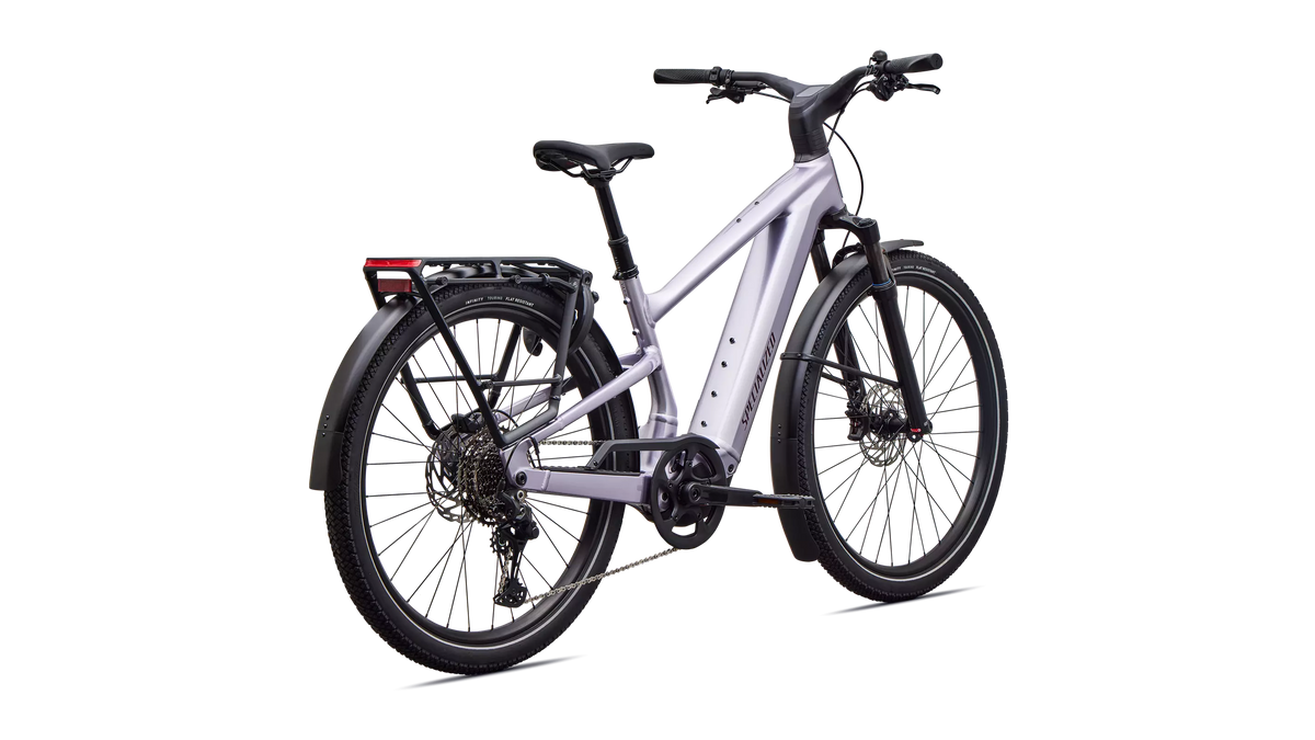 Turbo Vado 3 5.0 Gloss Amethyst Frost Metallic / Bordeaux Metallic – Heck-Dreiviertelansicht