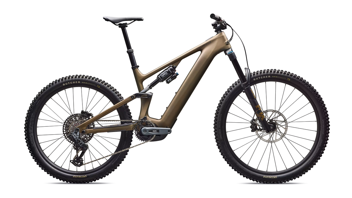 Turbo Levo 4 Expert Satin Burnt Gold Metallic / Doppio – Seitenansicht