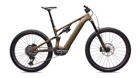 Turbo Levo 4 Expert Satin Burnt Gold Metallic / Doppio – Seitenansicht