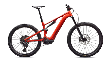 Turbo Levo 4 Alloy Gloss Deep Orange / Deep Lake – Seitenansicht