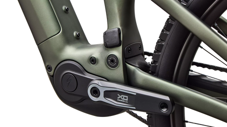 Turbo Levo 4 Pro Satin Bottle Green / Silver Dust – Motor-Detail