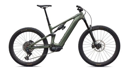 Turbo Levo 4 Pro Satin Bottle Green / Silver Dust – Seitenansicht