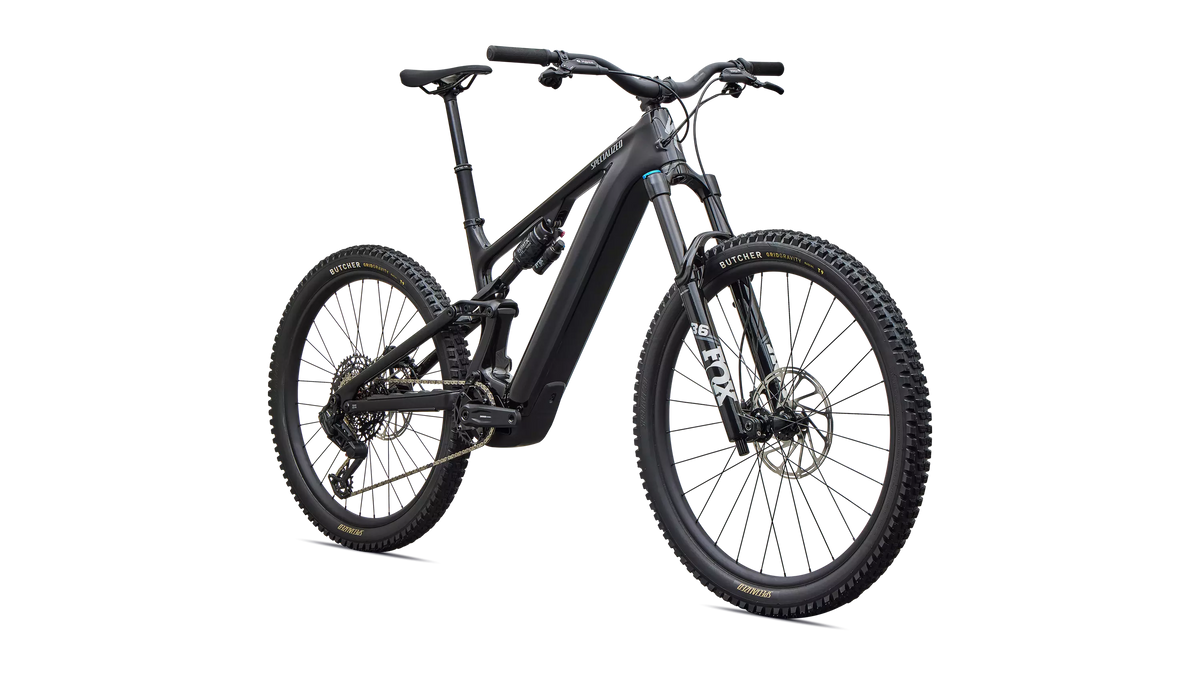 Turbo Levo 4 Comp Gloss Black / Cool Grey – Front-Dreiviertelansicht