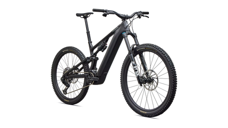 Turbo Levo 4 Comp Gloss Black / Cool Grey – Front-Dreiviertelansicht