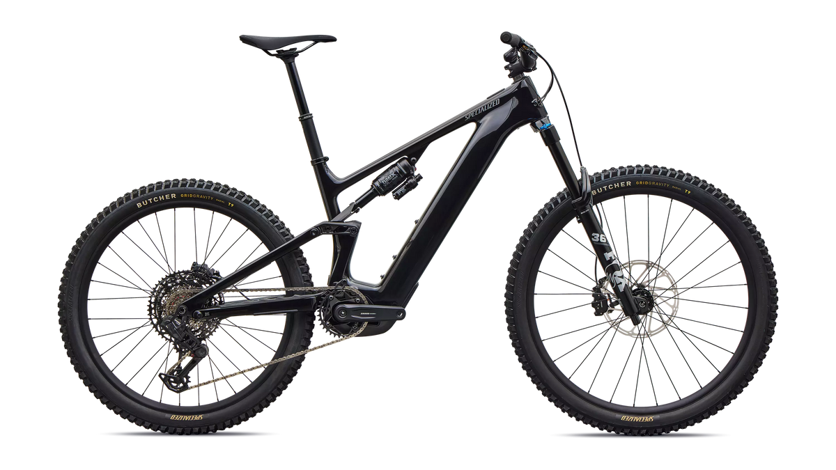 Turbo Levo 4 Comp Gloss Black / Cool Grey – Seitenansicht
