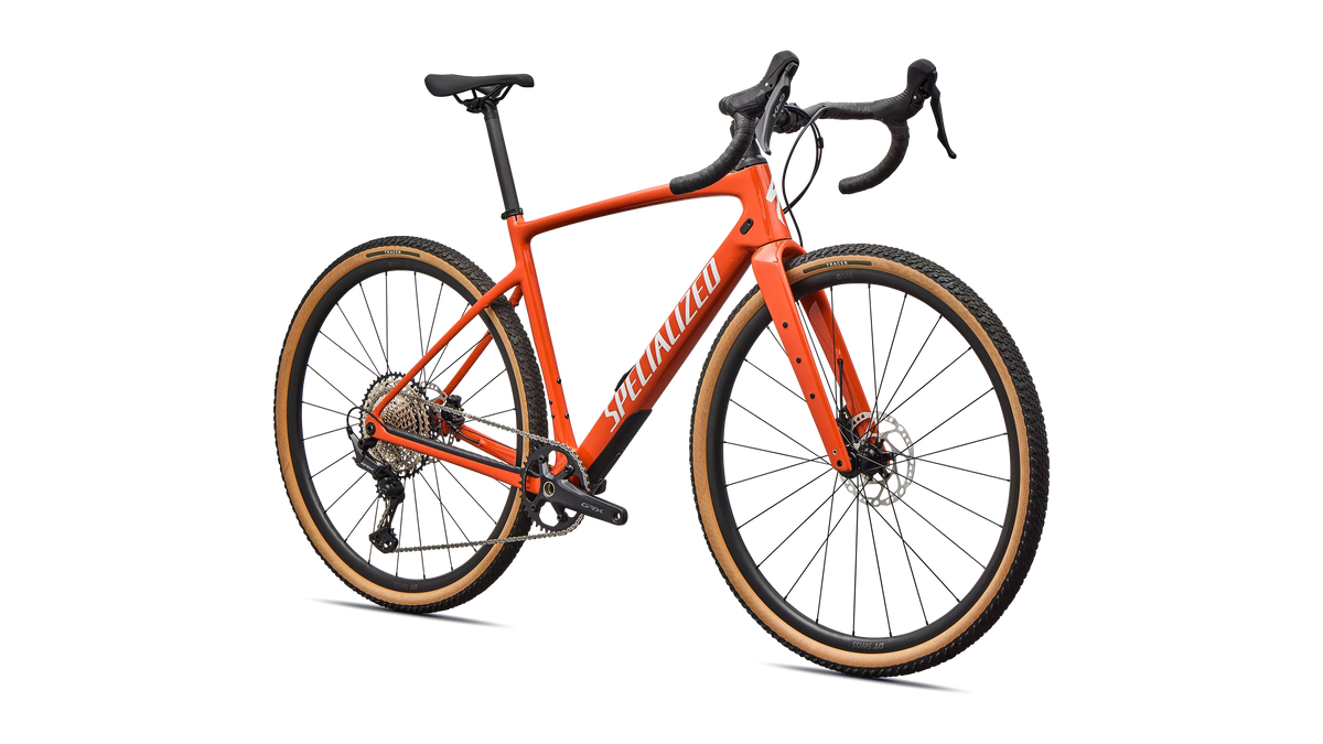 Diverge 4 Sport Carbon Deep Orange – vorne schräg