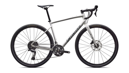 Diverge E5 Gloss Dune White / Ashen Grey – Seitenansicht