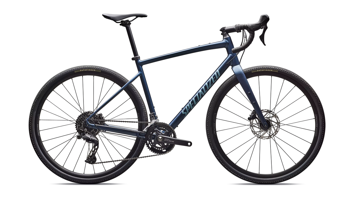 Diverge E5 Satin Cast Blue Metallic / Sea Foam – Seitenansicht