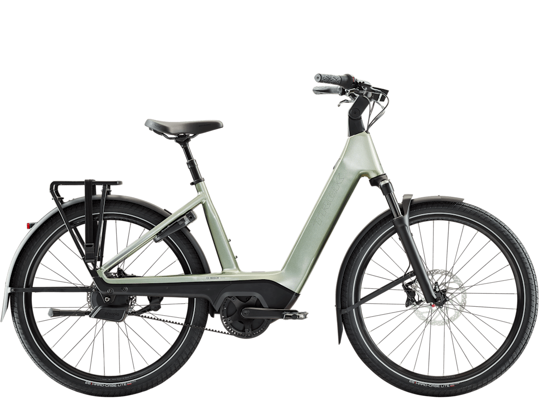 Charter+ 5 Auto 800Wh Lowstep Lichen Green – Seitenansicht